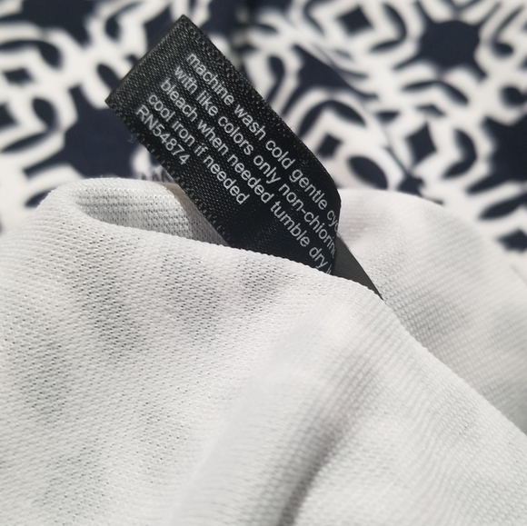 The Limited Navy and White Dress Size 10 - Picture 8 of 8